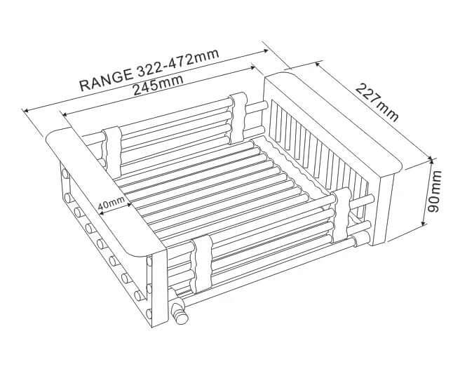 Telescopic Basket for Sinks