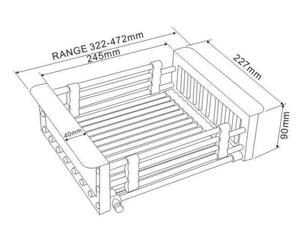 Telescopic Basket for Sinks