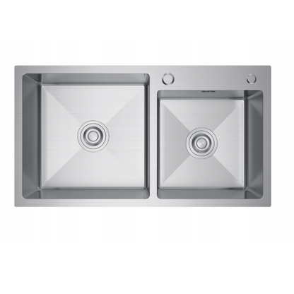 Two-bowl Inox sink 78x43 from Velazo.